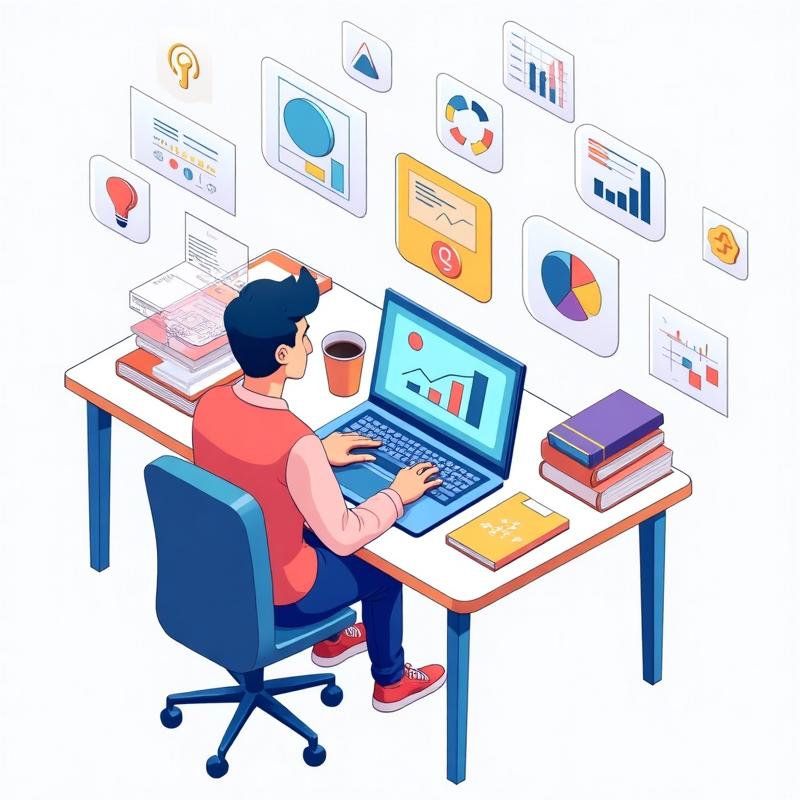 MBA Student on Campus